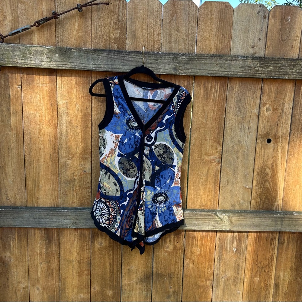 Haute today (haunte monde) whimsy top size medium lightweight hippy artsy fall